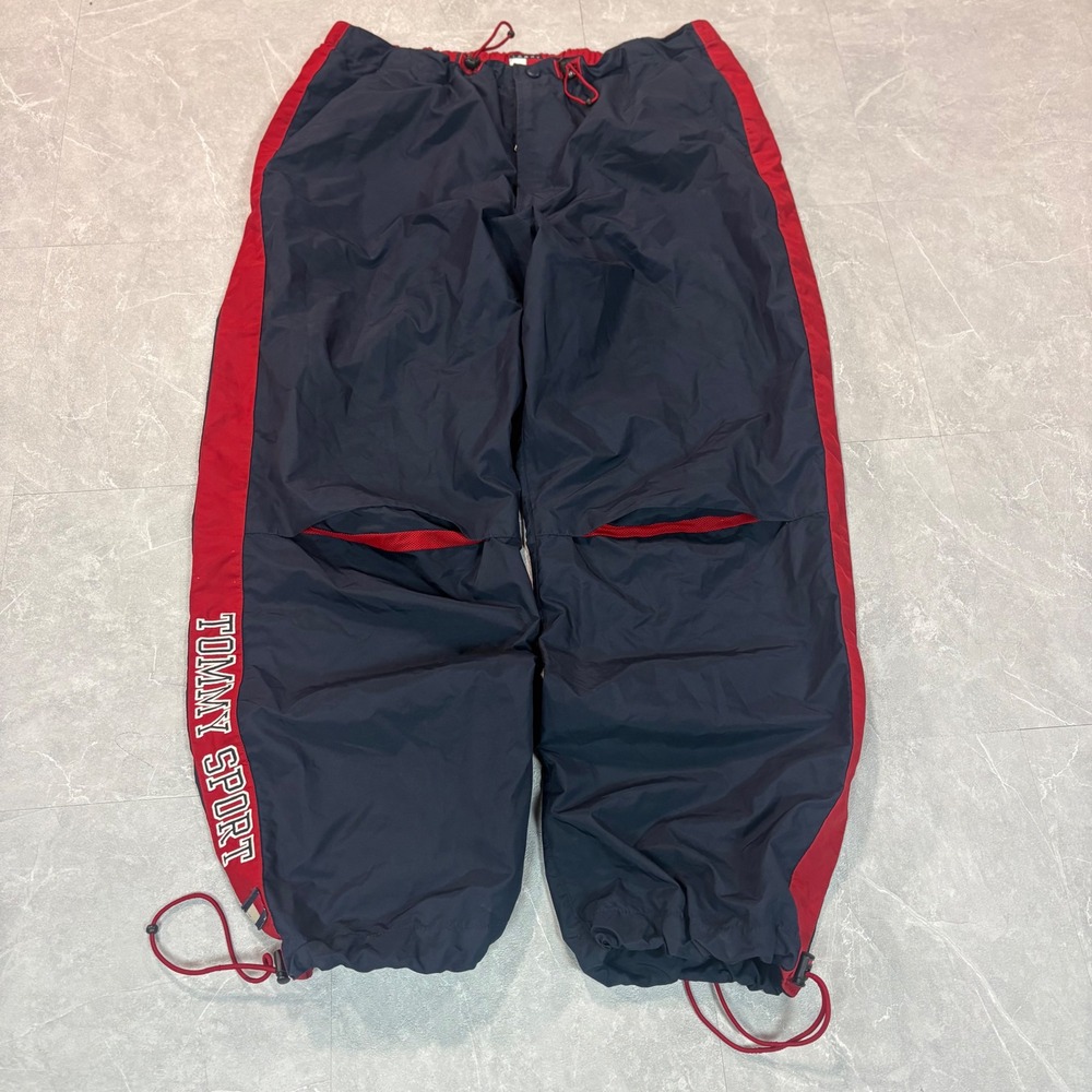 Y2K Tommy Jean baggy track pants